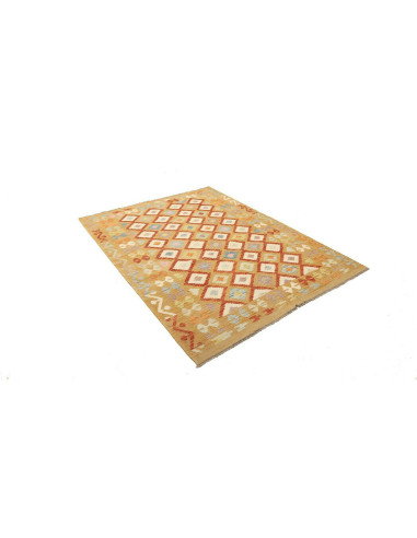 Kilim 150x199 Cm Kilim Afghanistan Hand-carded Wool (warp: