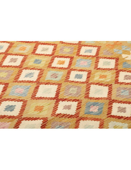 Kilim 150x199 Cm Kilim Afghanistan Hand-carded Wool (warp: