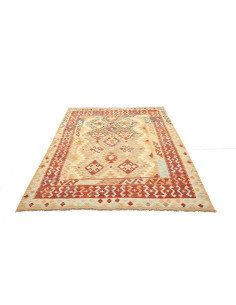 Kilim 156x198 Cm Kilim, Afghanistan, Lana Cardata A Mano 2
