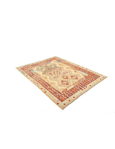 Kilim 156x198 Cm Kilim, Afghanistan, Hand-carded Wool (warp: