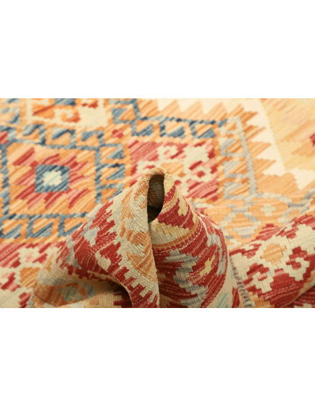 Kilim 156x198 Cm Kilim, Afghanistan, Hand-carded Wool (warp:
