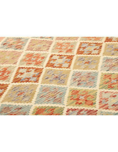 Kilim 150x198 Cm Kilim, Afghanistan, Lana Cardata A Mano,
