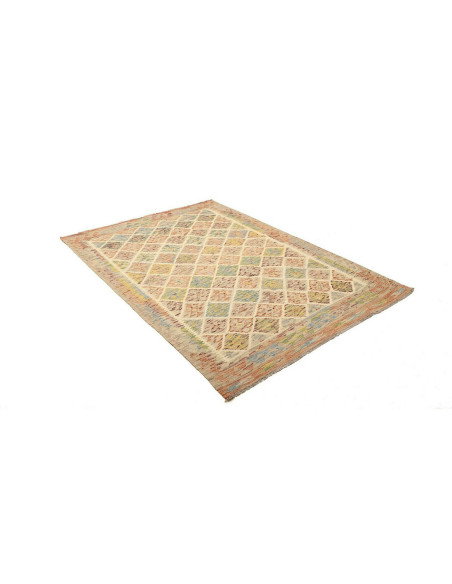 Kilim 150x207 Cm Kilim Afghanistan Hand-carded Wool Cotton