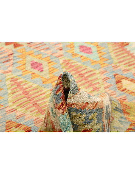 Kilim 160x207 Cm Kilim Afghanistan Lana Cardata A Mano