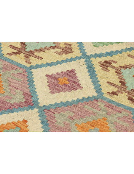 Kilim 104x145 Cm Kilim, Afghanistan, Hand-carded Wool (warp: