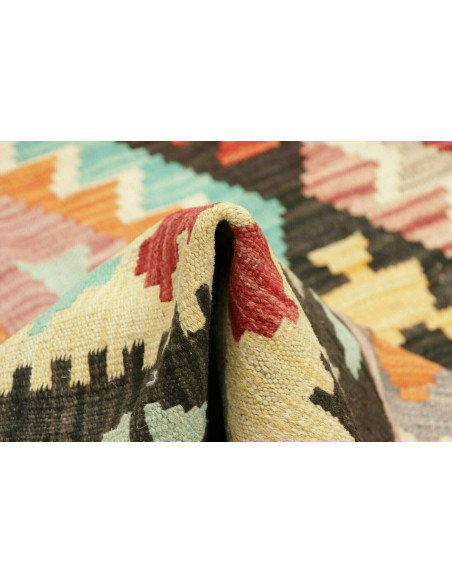 Kilim 194x294 Cm Kilim Afghanistan Lana Cardata A Mano