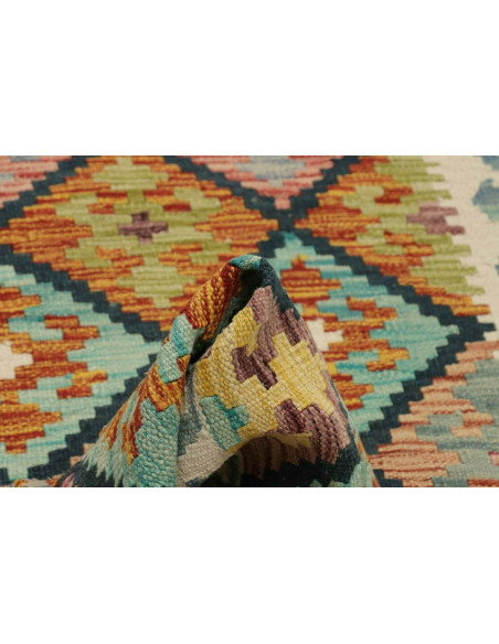 Kilim 99x200 Cm Kilim Afghanistan Hand-carded Wool Cotton