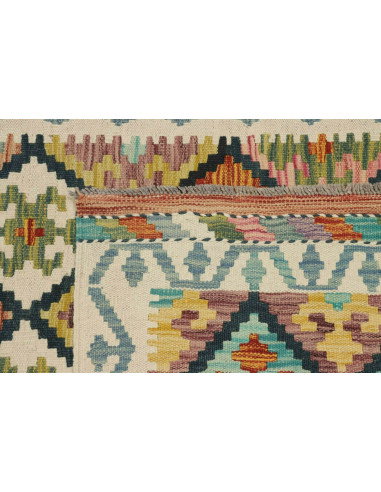 Kilim 99x200 Cm Kilim Afghanistan Hand-carded Wool Cotton