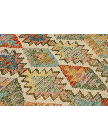 Kilim 104x134 Cm Kilim Afghanistan Lana Cardata A Mano Con