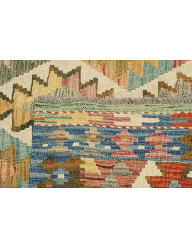 Kilim 104x134 Cm Kilim Afghanistan Lana Cardata A Mano Con