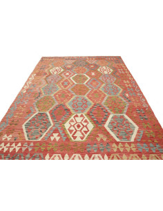 Kilim 207x295 Cm Kilim, Afghanistan, Hand-carded Wool (warp: 2