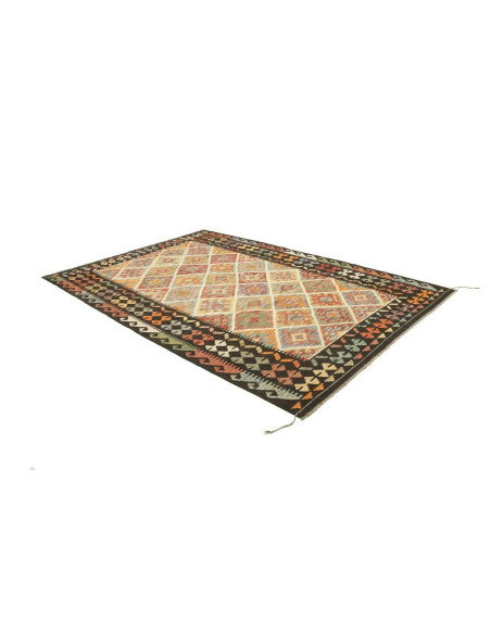 Kilim 196x297 Cm Kilim Afghanistan. Materiale: Lana Cardata