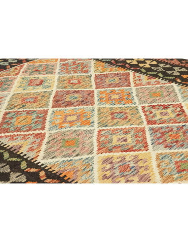 Kilim 196x297 Cm Kilim Afghanistan. Material: Hand-carded
