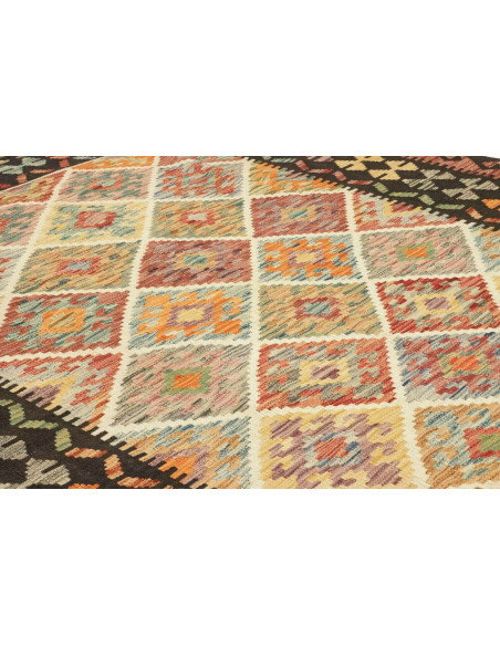 Kilim 196x297 Cm Kilim Afghanistan. Material: Hand-carded
