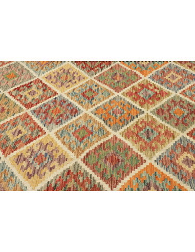 Kilim 196x297 Cm Kilim Afghanistan. Material: Hand-carded