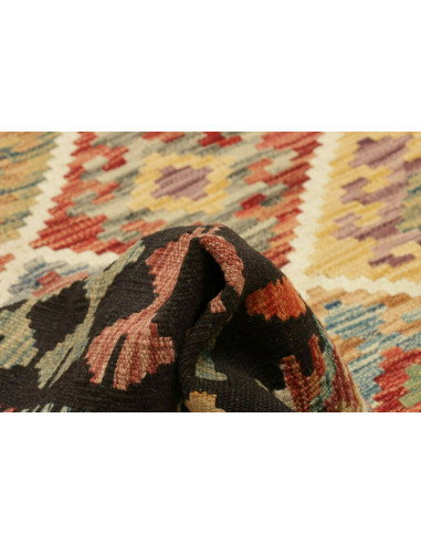 Kilim 196x297 Cm Kilim Afghanistan. Material: Hand-carded