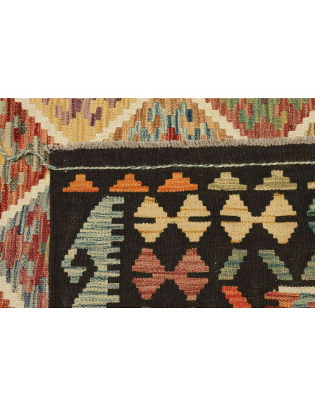 Kilim 196x297 Cm Kilim Afghanistan. Material: Hand-carded
