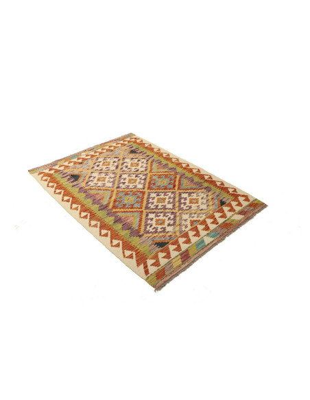Kilim 102x142 Cm Kilim, Afghanistan, Hand-carded Wool, 0.3