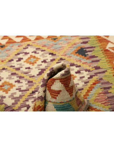 Kilim 102x142 Cm Kilim, Afghanistan, Hand-carded Wool, 0.3