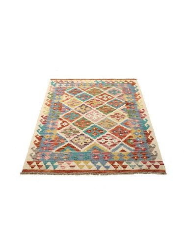 Kilim 100x150 Cm Afghan Kilim Hand Carded Wool Cotton