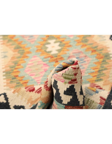 Kilim 65x194 Cm Kilim, Afghanistan, Hand-carded Wool (pile),