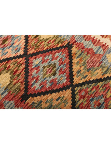 Kilim 66x185 Cm Kilim Afghanistan Lana Cardata A Mano