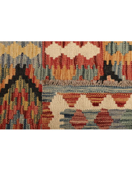 Kilim 66x185 Cm Kilim Afghanistan Lana Cardata A Mano