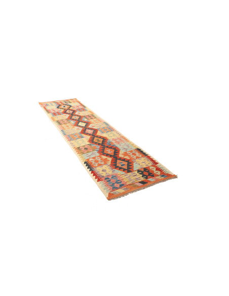 Kilim 78x286 Cm Kilim, Afghanistan, Hand-carded Wool