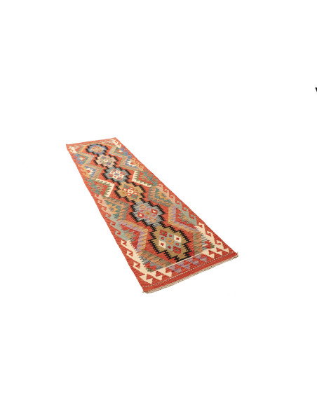 Kilim 73x245 Cm Kilim, Afghanistan, Lana Cardata A Mano,