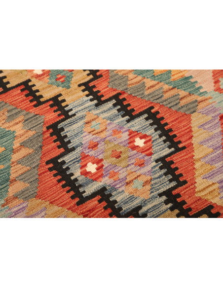 Kilim 73x245 Cm Kilim, Afghanistan, Lana Cardata A Mano,