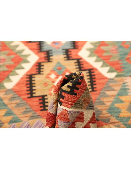 Kilim 73x245 Cm Kilim, Afghanistan, Lana Cardata A Mano,
