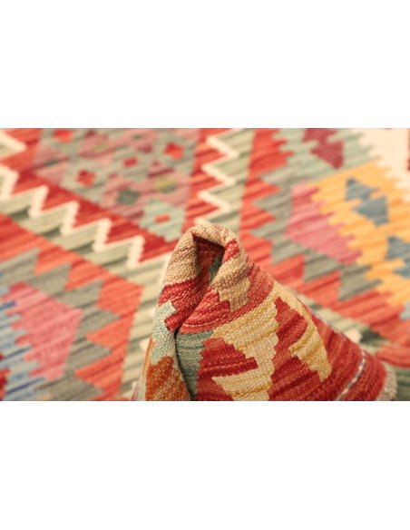 Kilim 77x248 Cm Kilim, Afghanistan, Lana Cardata A Mano