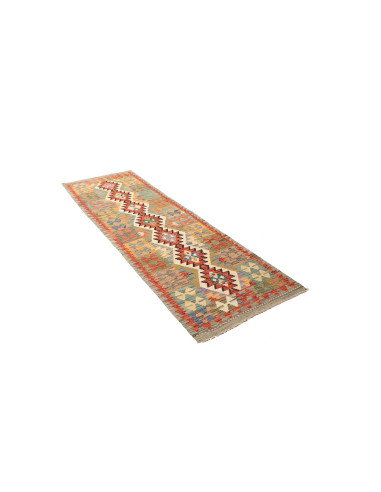 Kilim 77x239 Cm Kilim Afghanistan Lana Cardata A Mano Cotone