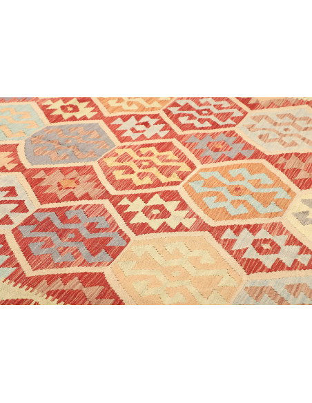 Kilim 254x340 Cm Kilim, Afghanistan, Lana Cardata A Mano