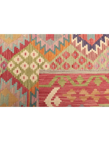 Kilim 205x293 Cm Kilim Afghanistan, Hand-carded Wool And