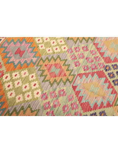 Kilim 205x293 Cm Kilim Afghanistan, Hand-carded Wool And