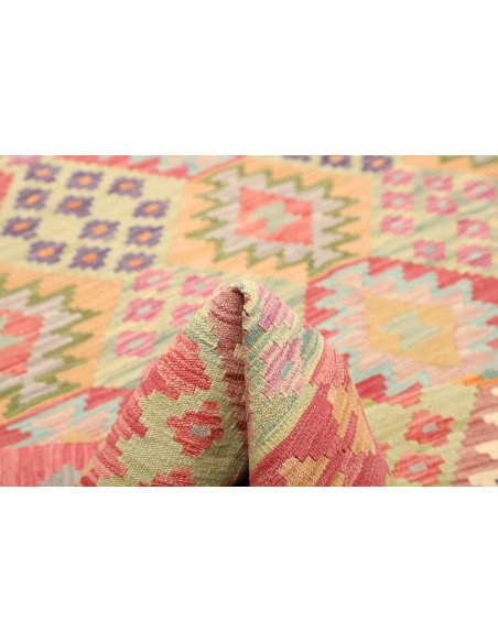 Kilim 205x293 Cm Kilim Afghanistan, Hand-carded Wool And