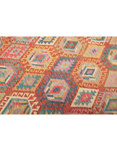 Kilim 207x293 Cm Kilim Afghanistan Hand-carded Wool (warp: