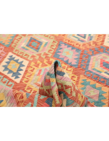 Kilim 207x293 Cm Kilim Afghanistan Hand-carded Wool (warp: