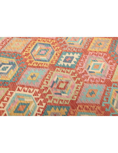Kilim 208x297 Cm Kilim, Afghanistan, Lana Cardata A Mano