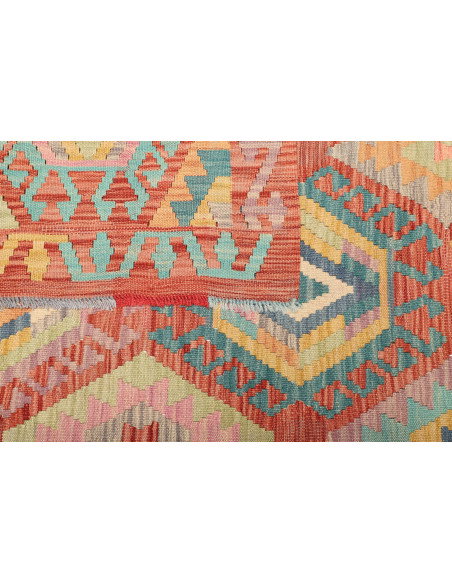 Kilim 208x297 Cm Kilim, Afghanistan, Lana Cardata A Mano