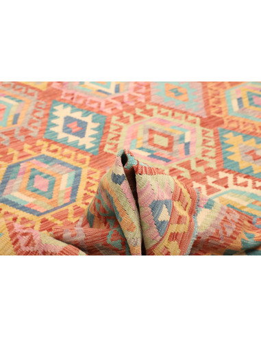 Kilim 208x297 Cm Kilim, Afghanistan, Lana Cardata A Mano
