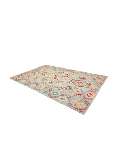 Kilim 205x290 Cm Kilim Afghanistan Lana Cardata A Mano