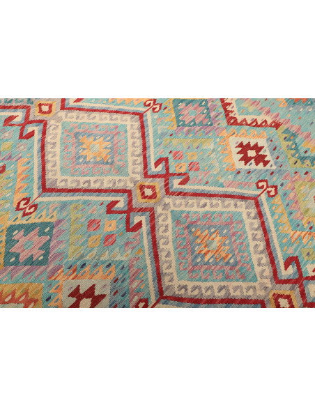 Kilim 205x290 Cm Kilim Afghanistan Hand-carded Wool (cotton