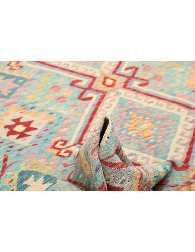 Kilim 205x290 Cm Kilim Afghanistan Lana Cardata A Mano