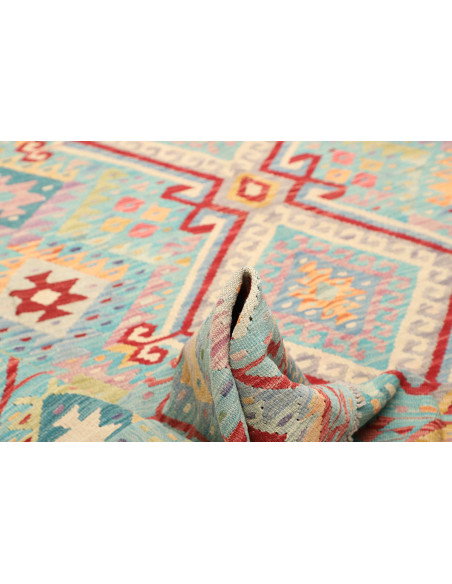 Kilim 205x290 Cm Kilim Afghanistan Lana Cardata A Mano