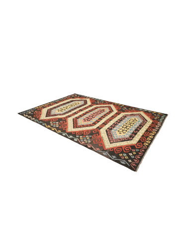 Kilim 202x305 Cm Kilim, Afghanistan, Lana Cardata A Mano,