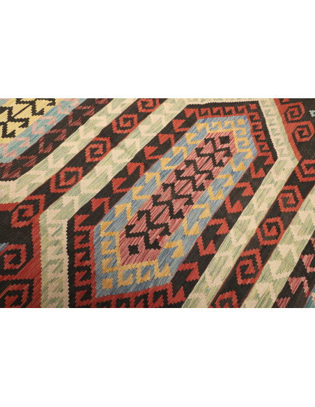 Kilim 202x305 Cm Kilim, Afghanistan, Hand-carded Wool, 0.3