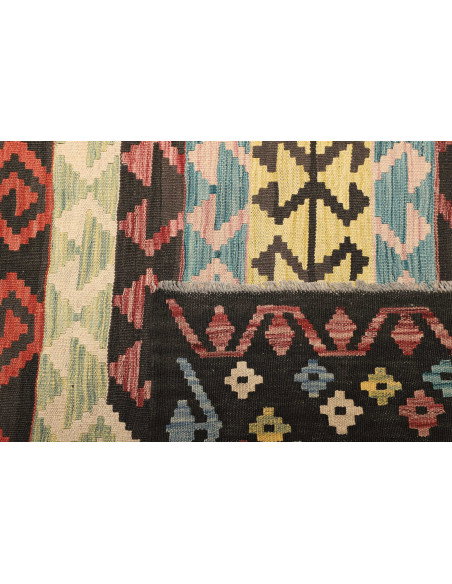 Kilim 202x305 Cm Kilim, Afghanistan, Lana Cardata A Mano,
