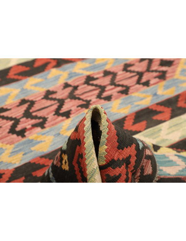 Kilim 202x305 Cm Kilim, Afghanistan, Lana Cardata A Mano,